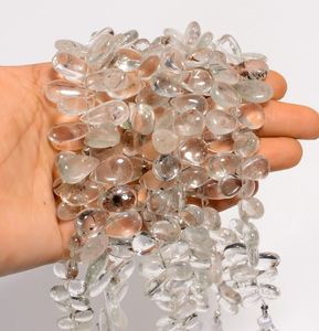 อัญมณีควอตซ์ lodolite รูปร่างผสมธรรมชาติสีขาวทุกขนาดหลวมสำหรับการทำเครื่องประดับ - Product Image 2