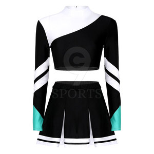 ชุดเชียร์ลีดเดอร์สำหรับผู้ใหญ่พร้อมผ้ายืดและการปิดกั้นสีเพื่อประสิทธิภาพและการฝึกชุดเชียร์ลีดเดอร์ - Product Image 1