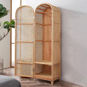 Meilleures ventes de meubles naturels faits à la main Armoire en rotin Armoire de rangement pour la maison Armoires pour la vente en gros - Product Image 5