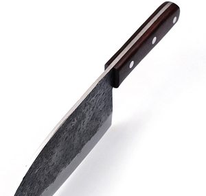 Cuchillo de Chef hecho a mano, diseño serbio Tang completo, hoja de acero de Damasco, cuchilla forjada para uso en la cocina, corte de carnicero - Product Image 2