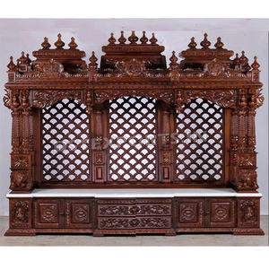 Sagwan wooden gopuram Mandir Temple ดีไซน์แบบ sagwan wooden gopuram Temple สำหรับบ้านอินเดียใต้ดีไซน์วัดไม้ - Product Image 1