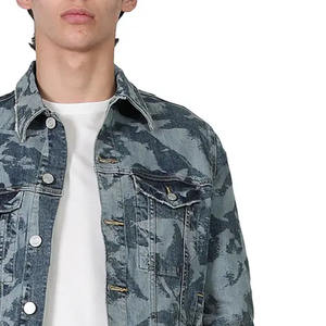 Factory Direct Sale Wholesale Custom Logo Design <b>Men's</b> <b>Denim</b> <b>Jackets</b> High Quality Casual <b>Denim</b> <b>jacket</b> <b>for</b> <b>men</b> - Product Image 5