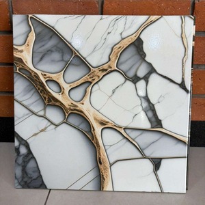 กระเบื้องปูพื้นเซรามิกแบบไม่ลื่น40x40ซม. สไตล์วินเทจกระเบื้องสำหรับงานหนักดีไซน์กระเบื้องโมเสคเกลือและพริกไทย - Product Image 3