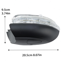 Clignotant de rétroviseur inférieur pour Volkswagen Golf 6 MK6 2008-2013 pour VW Touran 2011-2015 Accessoires de voiture pour rétroviseur latéral