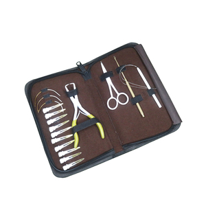 Kit d'outils d'extension de cheveux personnalisés de haute qualité Petite pince à ciseaux exceptionnelle avec pinces à outils à boucle pour une utilisation en salon Achat parfait - Product Image 4