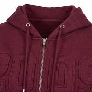 Women's Winter Casual Custom Oversized Cotton Fleece Solid Hooded Tracksuit Patch Embroidery <b>Cropped</b> <b>Joggers</b> Short Length Gym - Product Image 4
