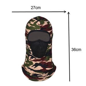 Pasamontañas Táctico de Camuflaje de Cuello Largo Unisex Personalizado, 100% Poliéster, Ligero, Transpirable, para Invierno, Caza y Deportes al Aire Libre - Product Image 5