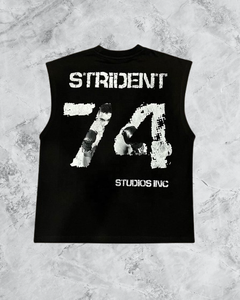 Camiseta sin mangas con cuello redondo para hombre, de talla grande Camiseta deportiva, camiseta de entrenamiento de Anime, camiseta sin mangas, estilo de camiseta cortada - Product Image 2