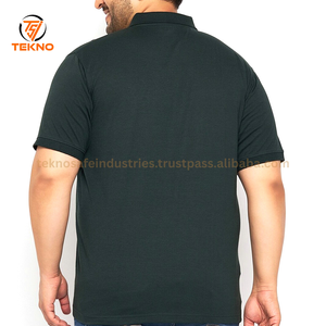 Camiseta de manga corta de talla grande para hombre, Polo de algodón transpirable, diseño serigrafiado, ropa de golf de gran tamaño, servicio OEM - Product Image 2
