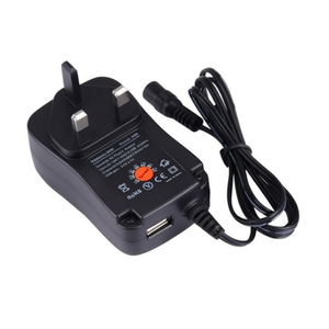 30W <b>UK</b> <b>Plug</b> Universal Adapter with <b>USB</b> Port 5V 2.1A 8 Prongs 1.2m Cable Travel Adapters - Product Image 2