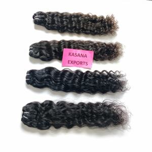 Extensiones de cabello indio Remy de doble trama de color natural alineado cutícula de templo sin procesar 100% al por mayor - Product Image 5