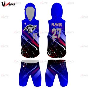 Uniforme de Fútbol Americano Personalizado Sublimado de Spandex/Poliéster, Sin Mangas, Transpirable, de Secado Rápido para Verano - Product Image 5