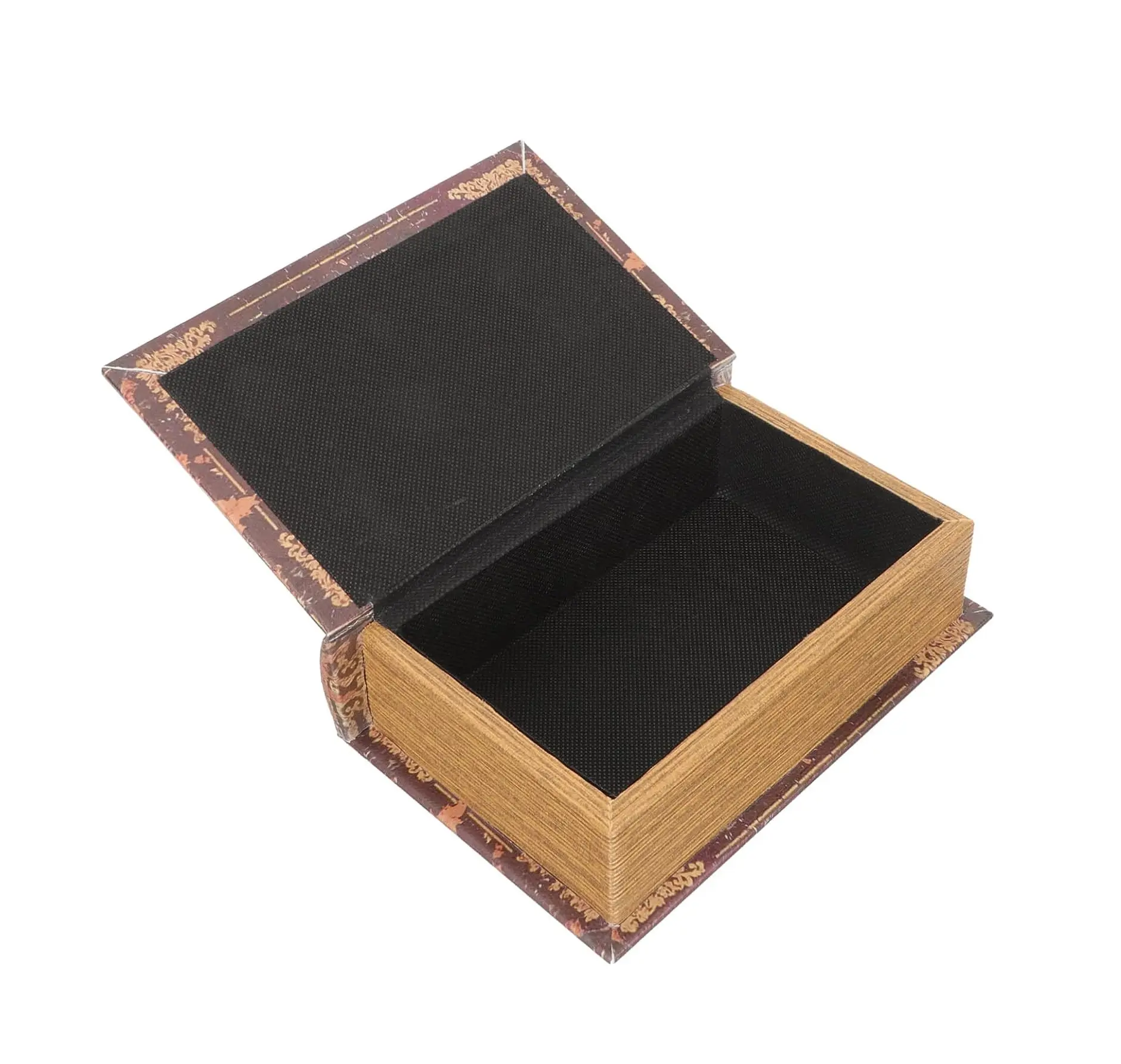 Lưu trữ Quà Tặng Bọc Hộp giấy gỗ trang trí Sách Cổ bằng gỗ hộp lưu trữ đồ trang sức hộp