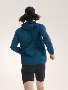 Veste coupe-vent tendance à capuche imperméable à fermeture éclair pour homme, tissu doux et chaud, coupe moderne, vêtements de voyage coupe-vent - Product Image 2