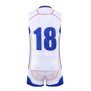Modern Sports Kit Collection Volleyball Uniform Unisex Quick Dry Material For Volleyball <b>Games</b> And Practice - Product Image 2