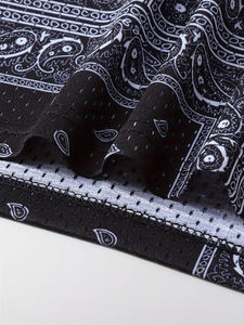 Active Crew Neck Sleeveless Sportswear Mesh Basketball Jersey Custom Team Uniform Breathable New <b>Design</b> Sublimation <b>Bandana</b> - Product Image 5