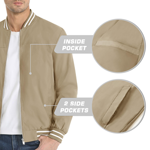 La mejor chaqueta de béisbol de alta calidad personalizada para hombre, chaquetas con letras bordadas, Mangas de cuero con letras, estampado personalizado de invierno - Product Image 3