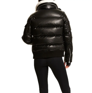 Chaqueta acolchada cálida de invierno para mujer de fabricantes profesionales, manga larga, impermeable, temporada de otoño, patrón de estampado lleno - Product Image 6