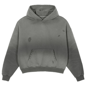 Sweat-shirts à capuche unisexes de qualité supérieure, effet délavé, 100% coton, 500 g/m², taille oversize, broderie personnalisée, logo sur mesure - Product Image 3