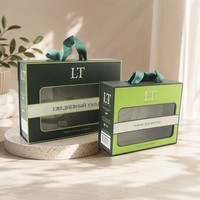 Boîtes rigides personnalisées OEM avec fermeture magnétique, emballage cadeau de luxe, design avec fenêtre et poignée en carton rigide, laminées