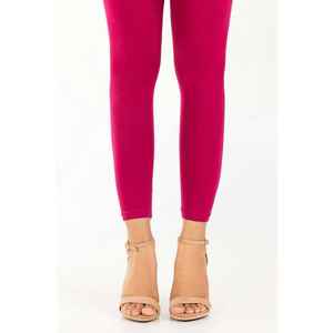 Medias de Jersey Rosa Intenso Talla XL, Pantimedias Opacas con Patrón Impreso Personalizado, Material de Nailon y Spandex, Modelo TR-22-50 - Product Image 2