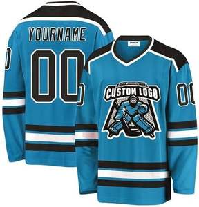 Uniforme de hockey sur glace de différentes tailles et prix de gros Logo personnalisé Impression personnalisée de haute qualité - Product Image 5