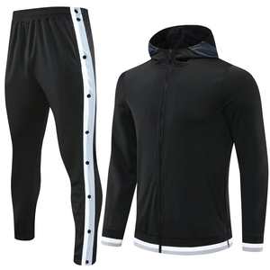 Ensemble de survêtement décontracté pour homme, best-seller, 2 pièces, automne, sweat à capuche et pantalon de jogging avec logo personnalisé, 100% polyester - Product Image 3