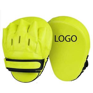 Genuine Leather Boxing <b>Focus</b> <b>Pads</b>-Breathable & Comfortable Eco-Friendly Heavy Duty Training <b>Pads</b> for Men Women for Kickboxing - Product Image 1