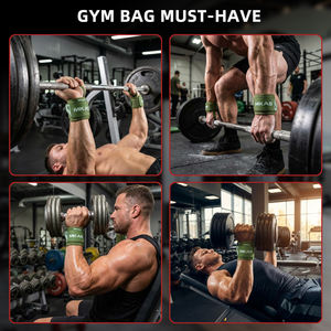 MKAS Penjualan Terlaris Tali Pergelangan Tangan Custom Logo untuk Latihan Kebugaran, Gym, Angkat Beban, Tali Tangan Bernapas untuk Powerlifting - Product Image 4