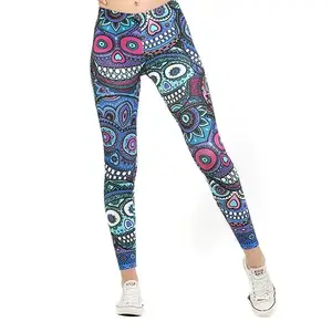 Sommer gamaschen Boho bedruckte Leggins Plus Size Hose High Waist Cellulite Sport Leggings Frauen für Yoga hosen Sportswear