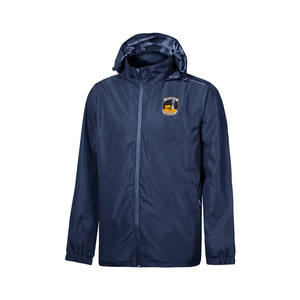 Chaqueta de lluvia GAA de tendencia, chaqueta de lluvia de manga larga con cremallera hecha en Pakistán con logotipo personalizado, chaquetas GAA a la venta - Product Image 4