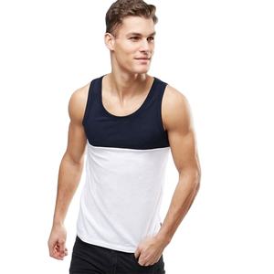 เสื้อแขนกุดของผู้ชายเสื้อยืดแห้งเร็วผ้าคอตตอน100% สำหรับออกกำลังกายฟิตเนสกีฬาฤดูร้อนโลโก้ตามสั่ง - Product Image 3