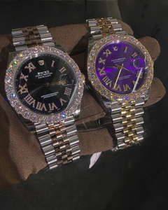 Reloj de Lujo con Diseño Personalizado y Logotipo, Fabricado por Profesionales, Completamente Cubierto de Piedras, Estilo Hip Hop, para Hombre y Mujer - Product Image 5