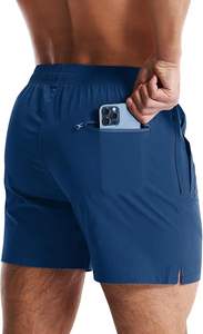 <b>Men's</b> 100% Cotton Gym Training <b>Shorts</b> Quick Dry and Breathable with Elastic Waist for <b>Running</b> and Casual Outfits - Product Image 4