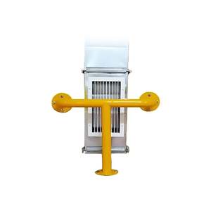 Barrière de protection en acier pour parking, 75 x 75 cm, dispositif de contrôle du trafic - Product Image 1