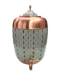 Antique Finish Carbon Steel Hot & <b>Cold</b> <b>Water</b> <b>Dispenser</b> Beautifully Printed Kitchen Dining Manual Premium Household Hotel Outdoor - Product Image 2