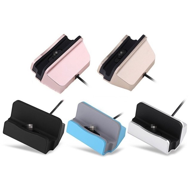 Desktop Dock Charging Charger Data Sync Cradle Stand For USB C Mobile