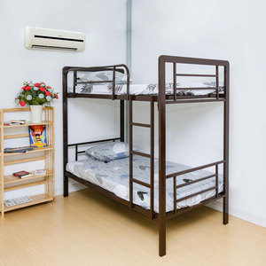 Cama litera doble XL de estilo industrial, capacidad de carga de 150 kg, garantía de 2 años, para dormitorio, escuela, hospital, hotel - Product Image 1