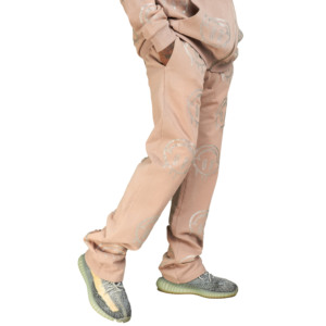 Pantalones de chándal apilados para hombre personalizados OEM, pantalones casuales de verano, diseño apilable para un ajuste cómodo - Product Image 2