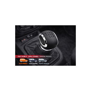 Palanca de Cambios de Cuero para Automóvil, Compatible con Fiat Doblo, Opel Combo y Toyota Proace - Product Image 3