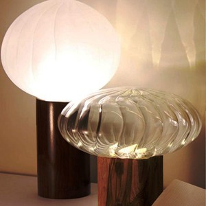 Lampe de table en bois PRODUIT DE VENTE CHAUDE Lampe de table en bois ARTISANAT - Product Image 6
