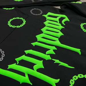 ชุดวอร์มผ้าฟลีซพิมพ์ลายพัฟฟ์ พิมพ์ลายสกรีน กางเกงทรงบาน ผ้าฝ้าย 100% ทรงโอเวอร์ไซส์ ใส่ได้ทั้งชายและหญิง ระบายอากาศได้ดี เหมาะสำหรับฤดูหนาว ขายส่ง คุณภาพสูง สำหรับผู้ชาย - Product Image 5