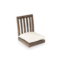 Table à manger basse en bois massif de style japonais, assise au sol, minimaliste, écologique, plateau en pierre frittée, ensemble de 5 meubles pour la maison