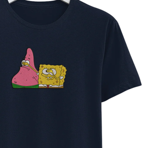 T-shirt brodé personnalisé surdimensionné avec motif de personnage amusant, streetwear unisexe, coton de haute qualité, mode décontractée, usine OEM ODM - Product Image 6