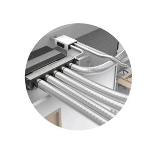 Unité de contrôle de registres motorisés WiFi 4 zones pour plénum canalisé avec interface Siemens et connexion VMC latérale pour systèmes CVC - Product Image 2