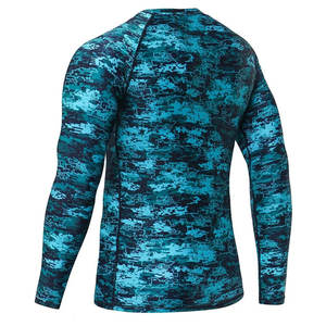 Ropa de gimnasio de diseño personalizado Rash Guard de manga larga de compresión unisex de la mejor calidad para natación de adultos y niños - Product Image 2