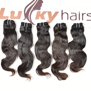 Extensiones de Cabello Humano Virgen Vietnamita sin Procesar, con Doble Trama, Cutícula Alineada, Ondulado Natural - Product Image 2