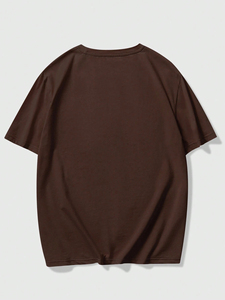 OEM DTF เสื้อยืดไหล่ตกสำหรับผู้ชายและผู้หญิงเสื้อผ้าลำลองโอเวอร์ไซส์พิมพ์ลายผ้าฝ้าย100% ออกแบบได้ตามที่ต้องการ - Product Image 6