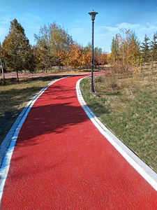 Pista Híbrida de Gránulos de Caucho INOLP Ecológica, Antideslizante, Resistente al Desgaste y Absorbente de Impactos para Instalaciones Deportivas Interiores/Exteriores - Product Image 4