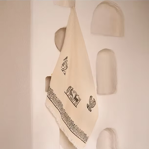 Toalla de Baño y Playa Ligera con Diseño Hitita, 100x200cm, de Algodón Turco, Secado Rápido, Estilo Muselina Pestemal - Product Image 1